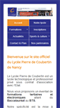 Mobile Screenshot of lyceecoubertin.fr